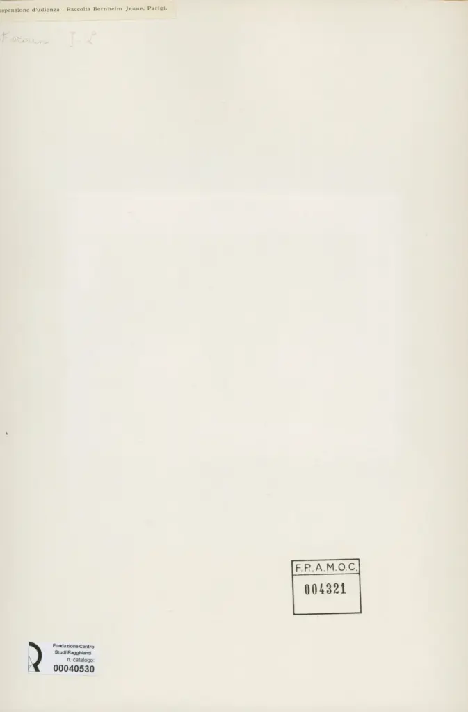 Anonimo , Forain, Jean-Louis - sec. XIX - Sospensione d'udienza , retro