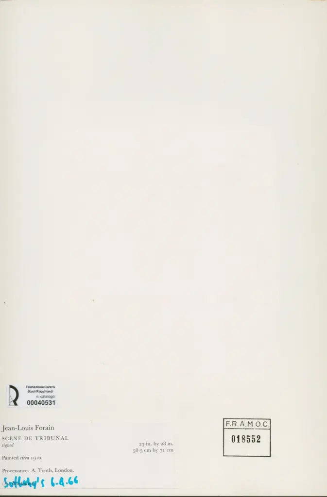 Forain, Jean-Louis - sec. XX , retro