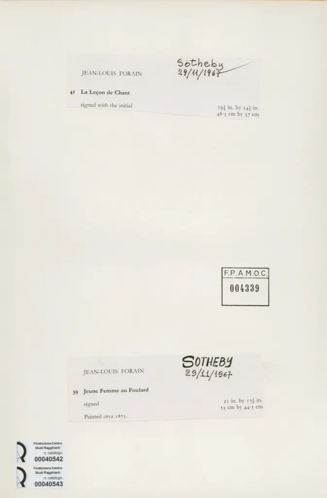 Forain, Jean-Louis - sec. XIX , retro