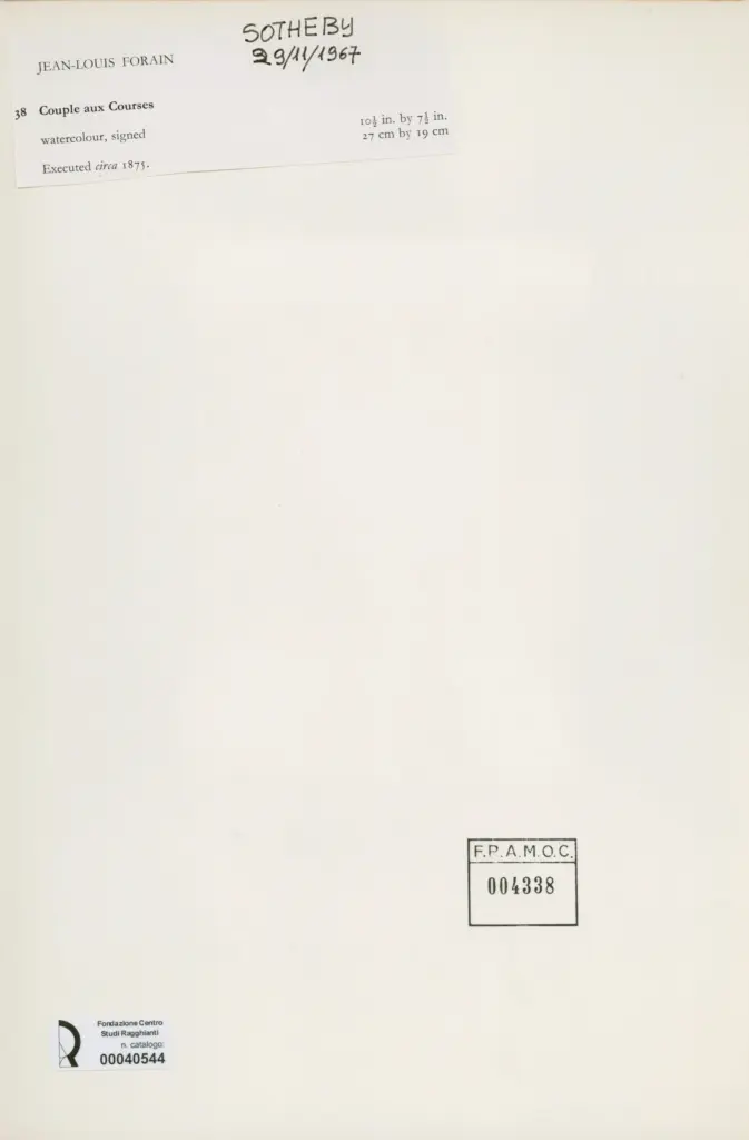 Forain, Jean-Louis - sec. XIX , retro