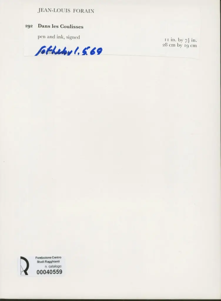 Forain, Jean-Louis , retro