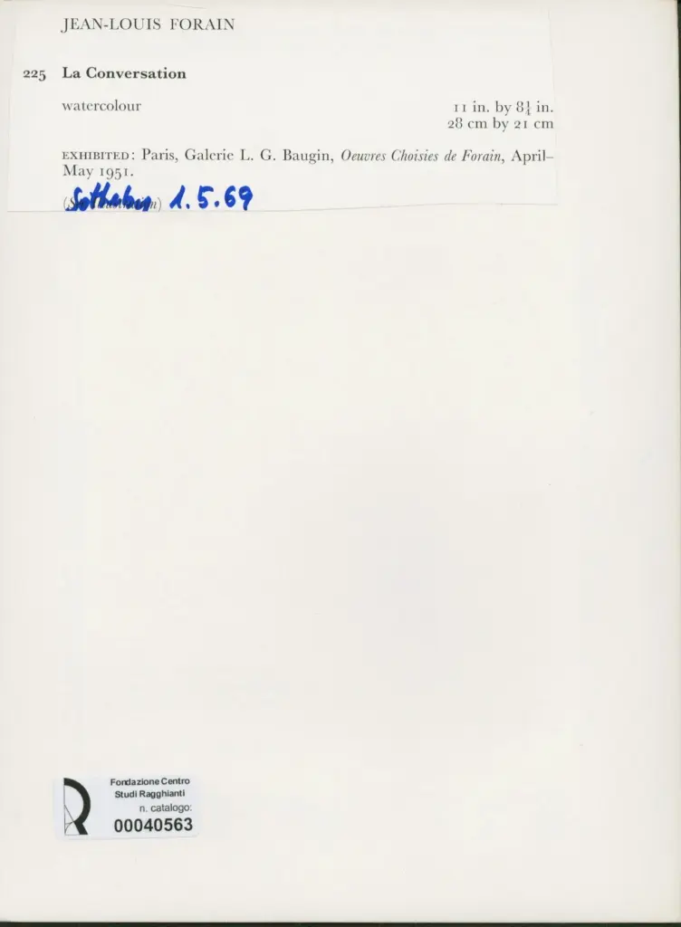 Forain, Jean-Louis , retro