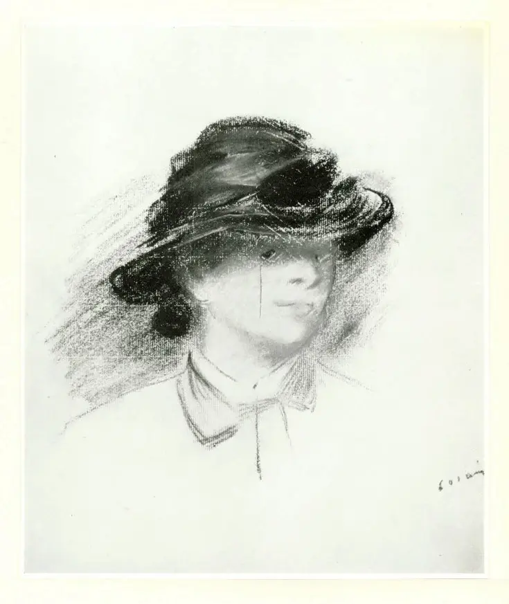 Forain, Jean-Louis , La femme au monocle