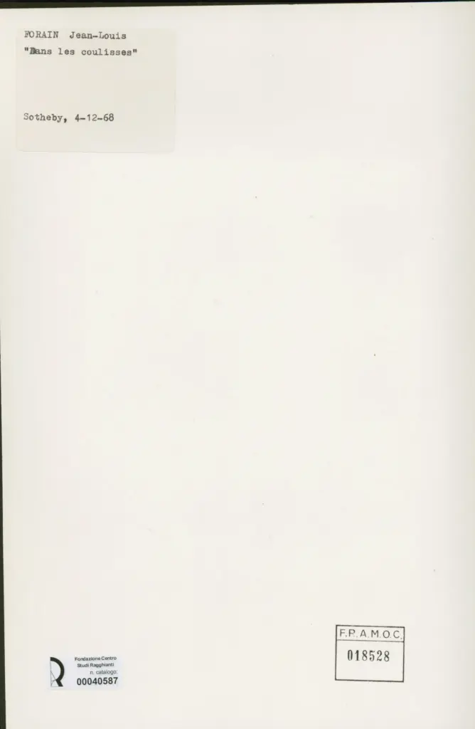 Forain, Jean-Louis , retro