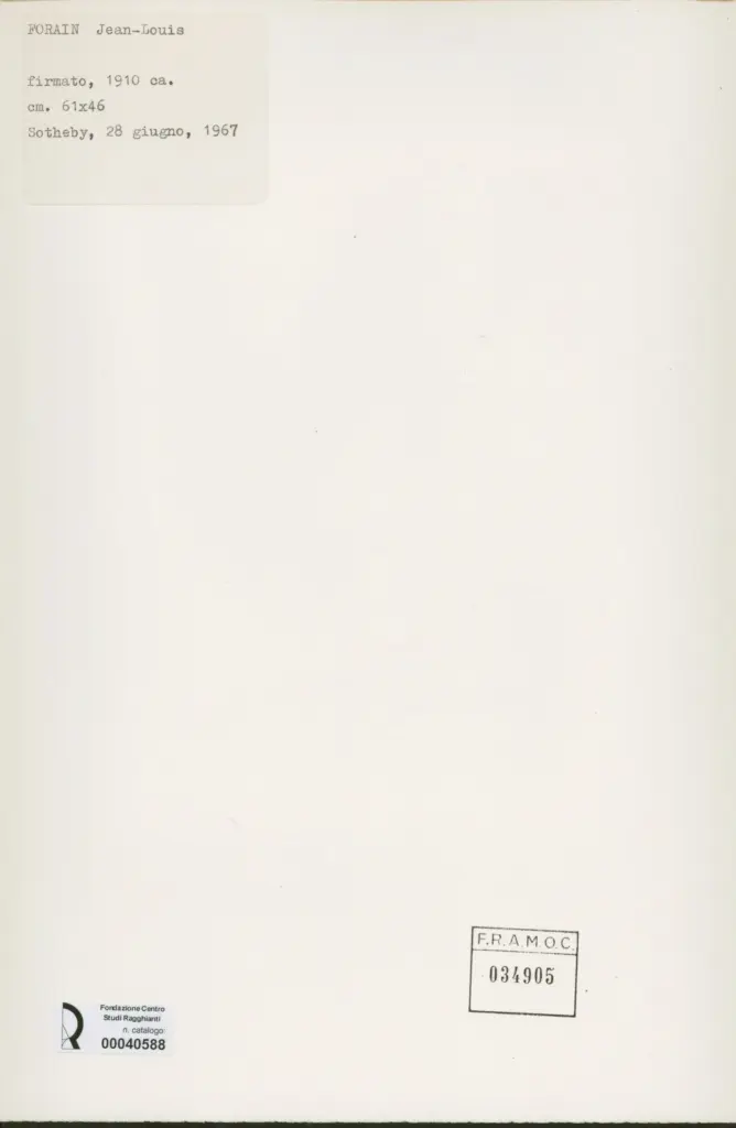 Forain, Jean-Louis - sec. XX , retro