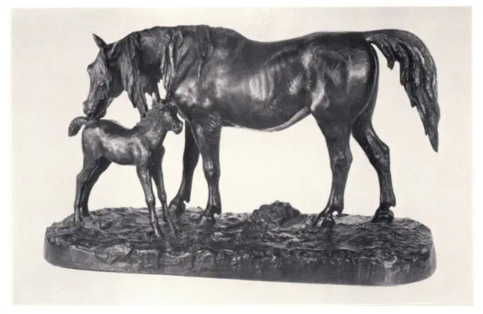 Anonimo , Fratin, Christophe - sec. XIX - Cavalli , fronte