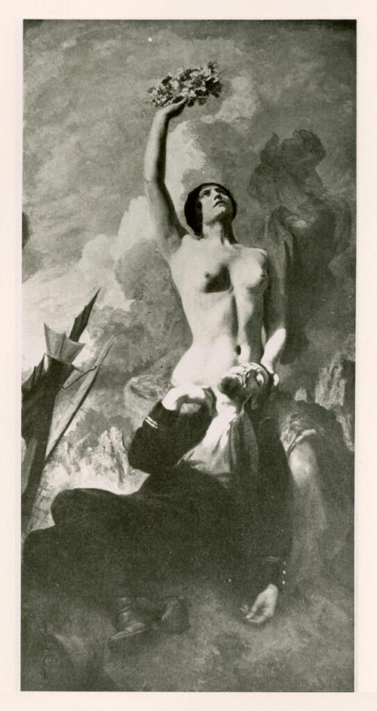 Anonimo , Friant, Émile - sec. XX - L'oiseau blesée , fronte