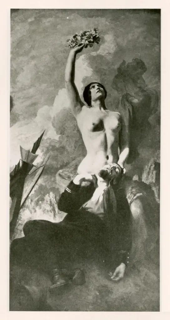 Anonimo , Friant, &Eacute;mile - sec. XX - L'oiseau bles&eacute;e , fronte