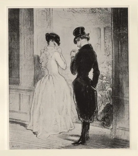 Anonimo , Gavarni, Paul - sec. XIX - Eine Bekanntschaft , fronte