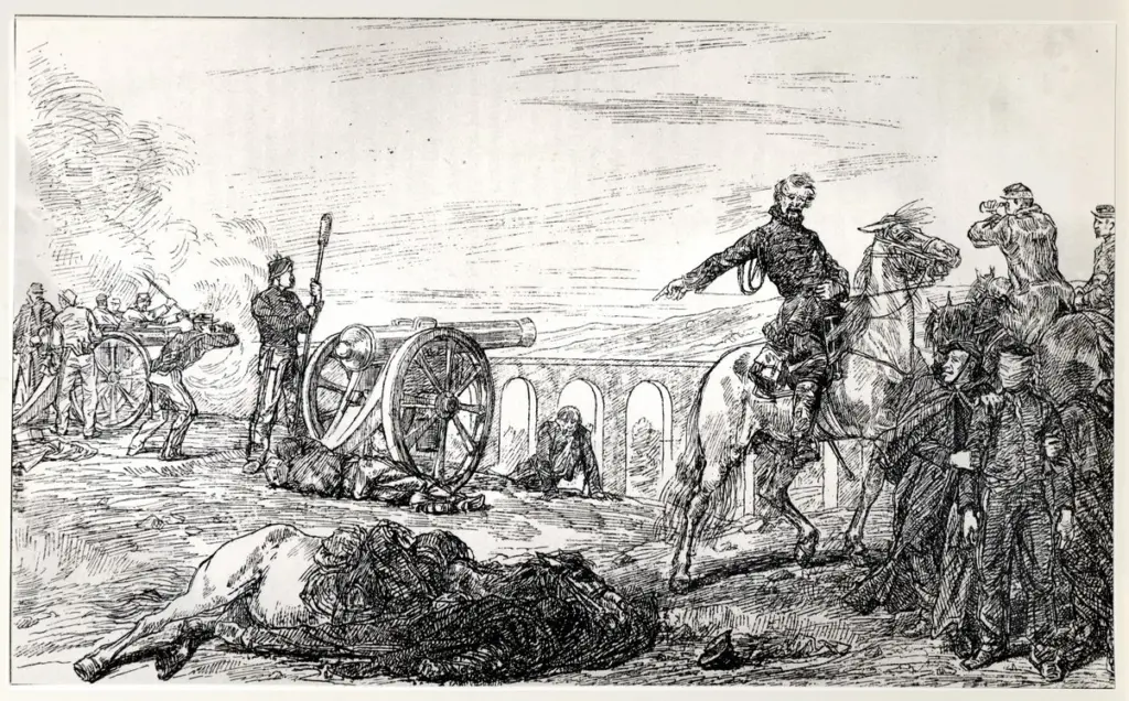 Anonimo , Gavarni, Pierre - sec. XIX - Siege de Paris , fronte