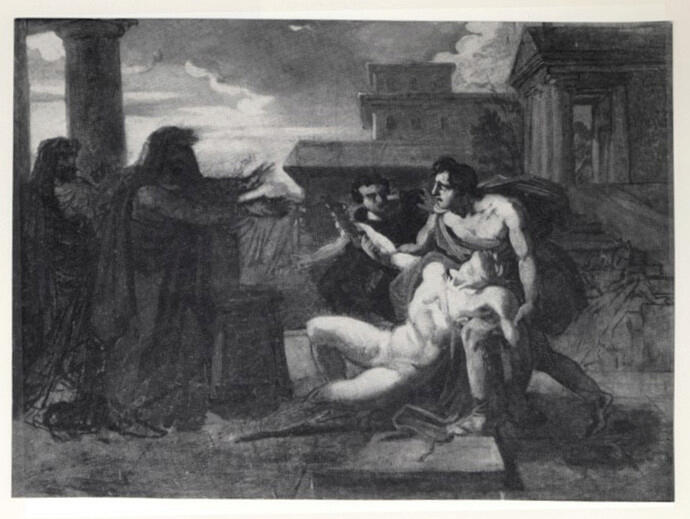 Anonimo , Gericault, Jean Louis - sec. XIX - Le Coureur de Marathon , fronte