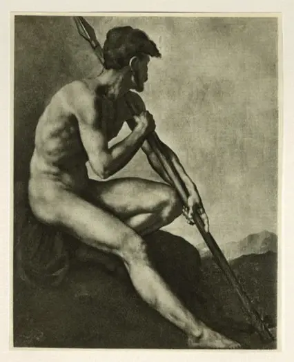 Anonimo , Gericault, Jean Louis - sec. XIX - Berger Nu. , fronte