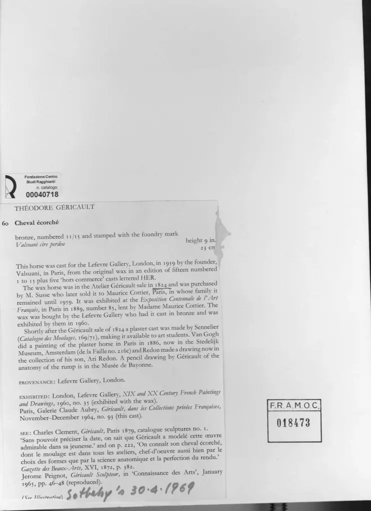 G&eacute;ricault, Th&eacute;odore - sec. XIX , retro