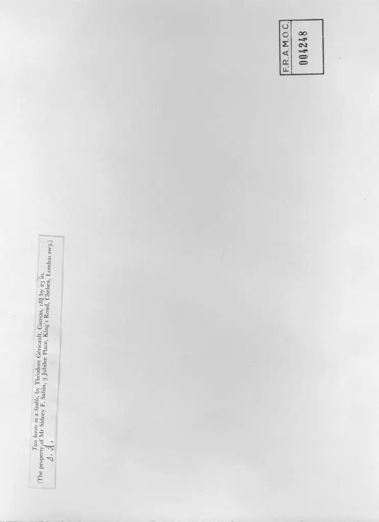 G&eacute;ricault, Th&eacute;odore , retro