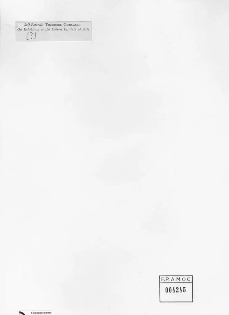 G&eacute;ricault, Th&eacute;odore , retro