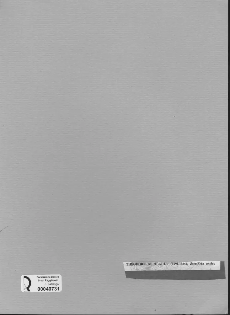 G&eacute;ricault, Th&eacute;odore , retro