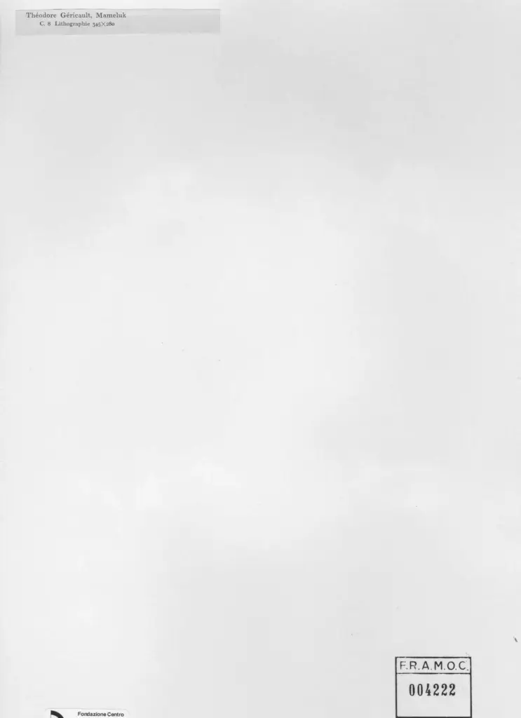 Anonimo , G&eacute;ricault, Th&eacute;odore - sec. XIX - Mameluk , retro