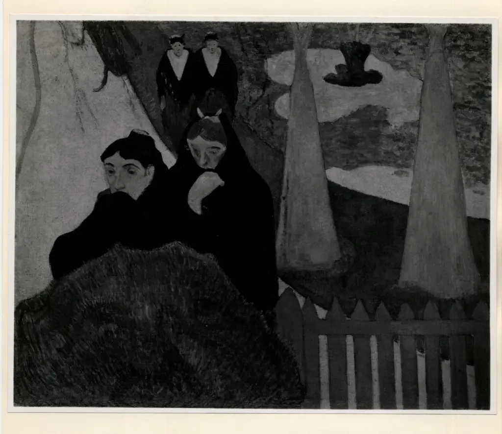 Gauguin, Paul , Anziane di Arles, paesaggio con donne