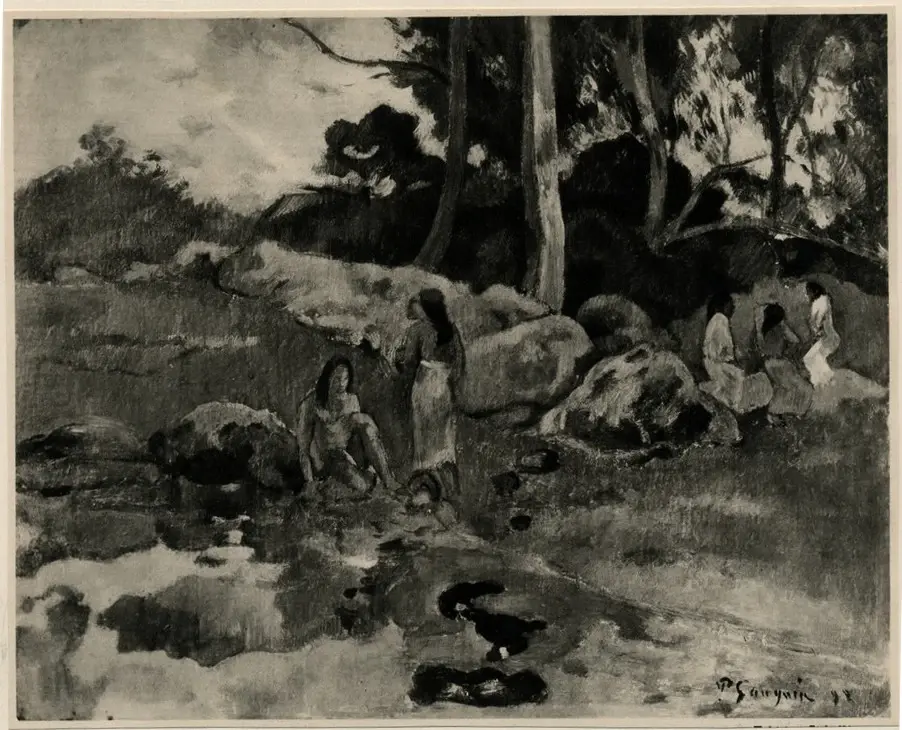 Anonimo , Gauguin, Paul - sec. XIX - , fronte