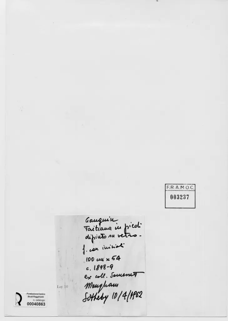 Anonimo, Anonimo , retro