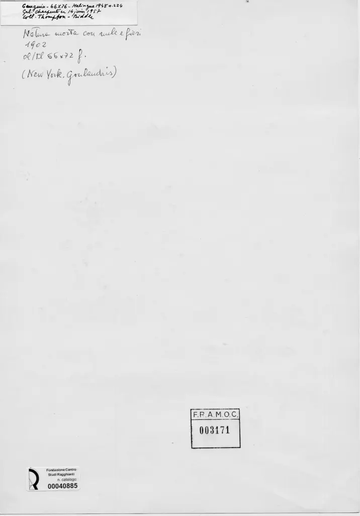 Anonimo, Anonimo , retro