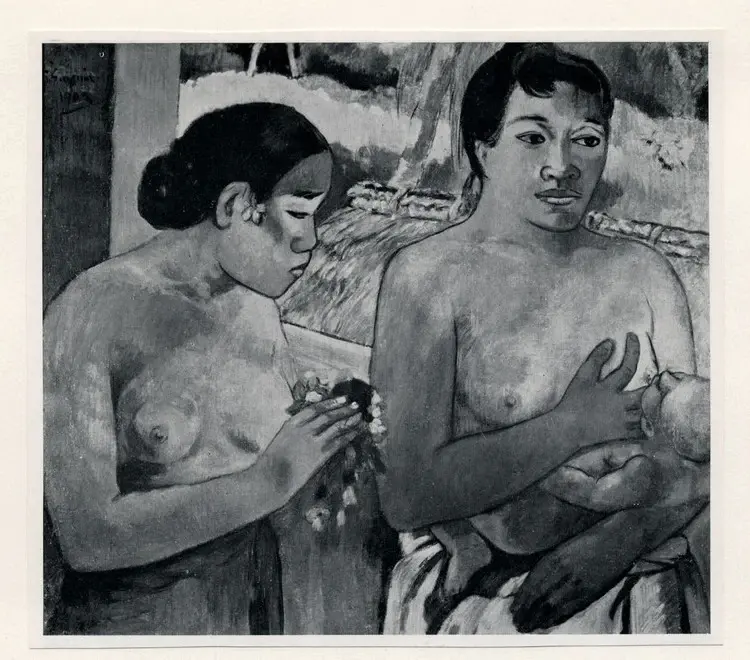 Anonimo , Gauguin, Paul - sec. XX - The offering , fronte