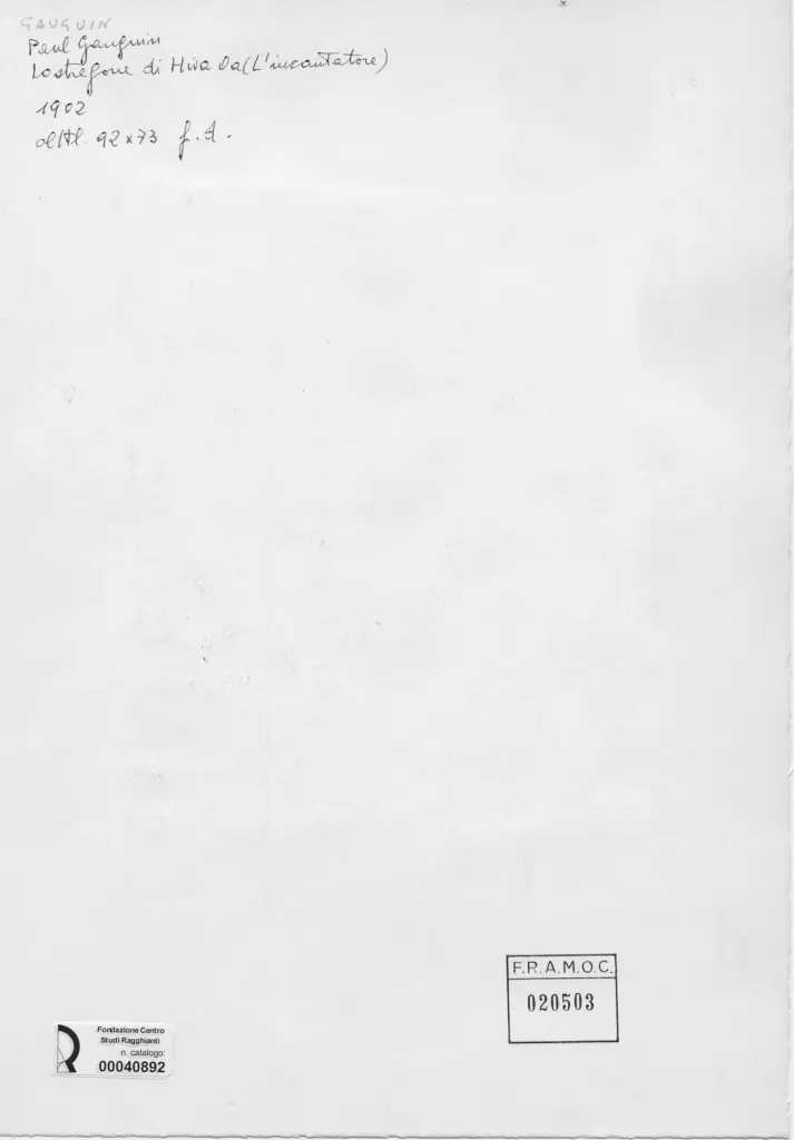 Anonimo, Anonimo , retro