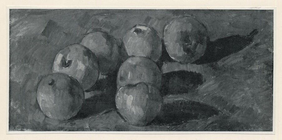 Anonimo , Gauguin, Paul - sec. XIX - Apples , fronte