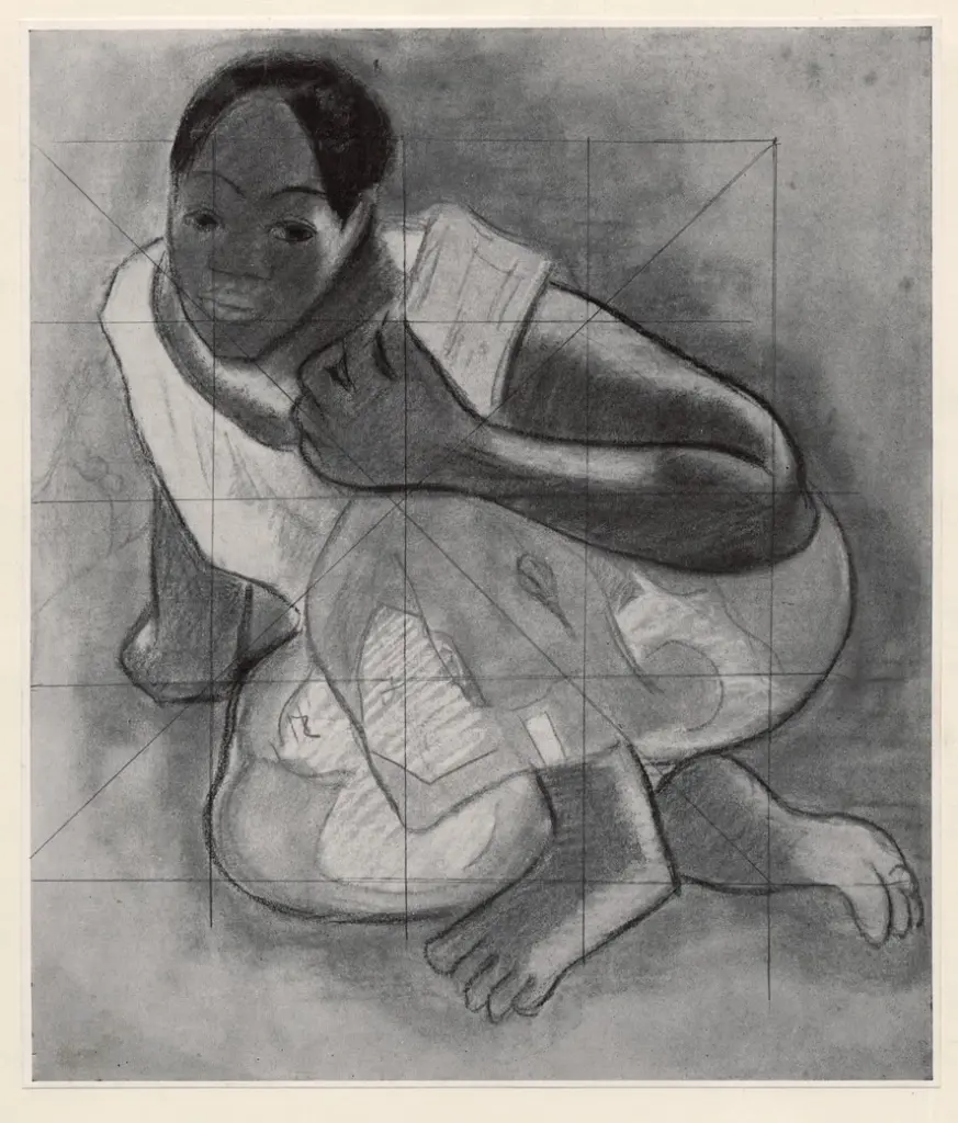 Gauguin, Paul , Donna seduta