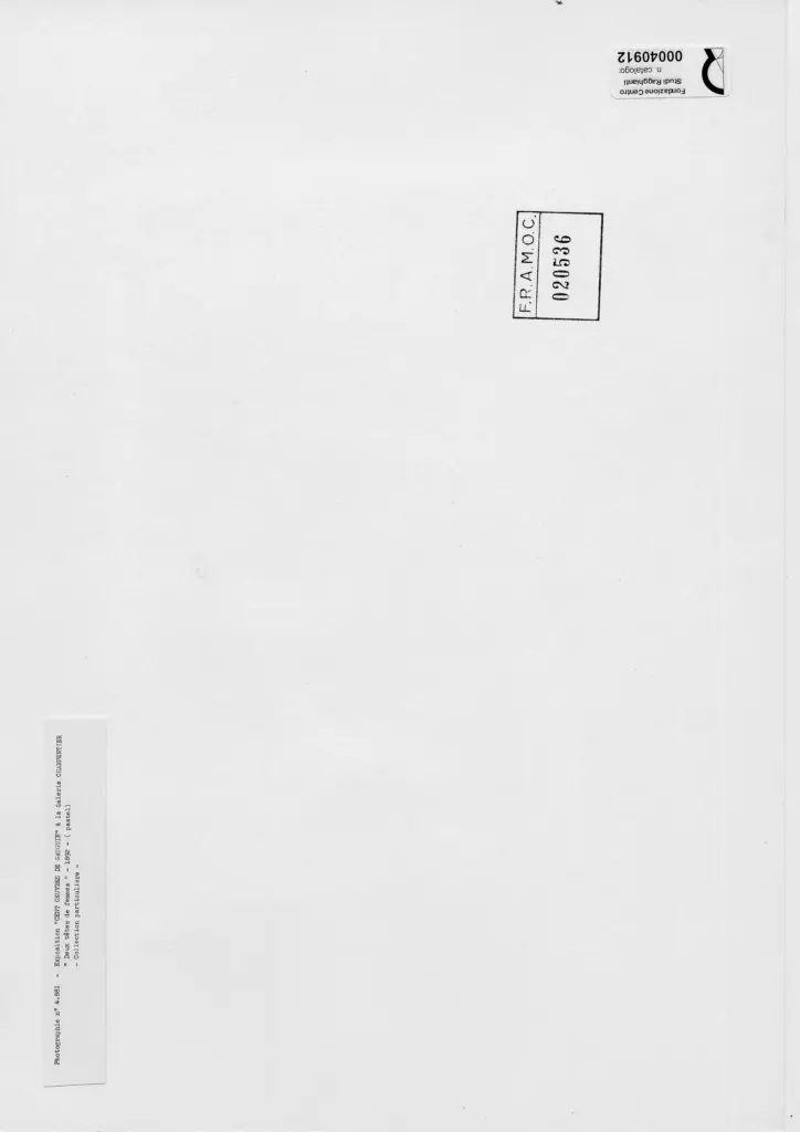 Anonimo , Gauguin, Paul - sec. XIX - Deux tetes de femmes , retro