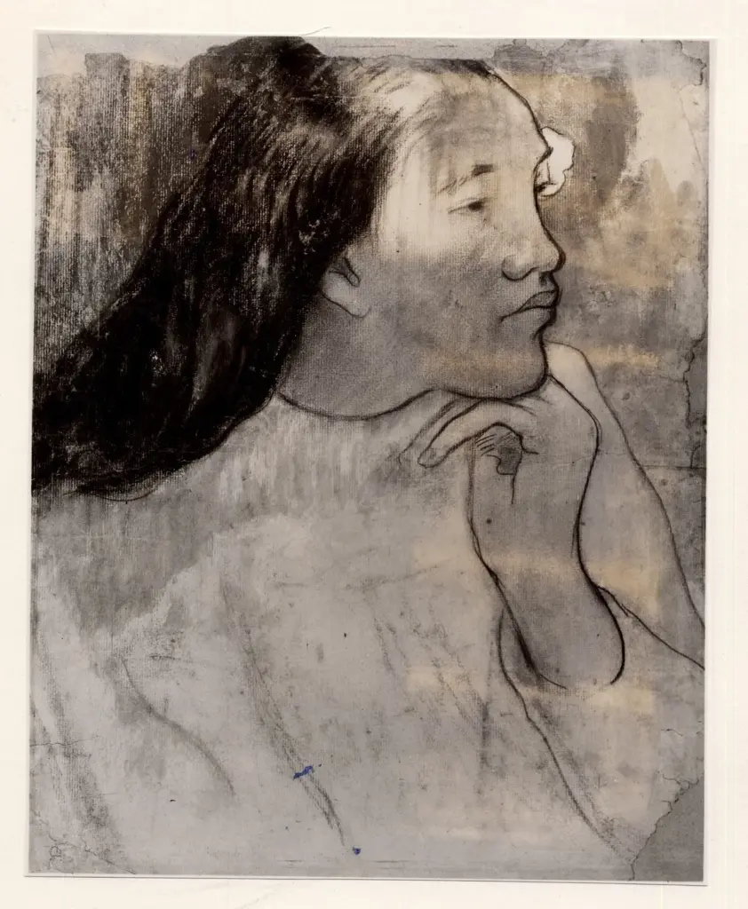 Anonimo , Gauguin, Paul - sec. XIX - A tahitiangirl , fronte