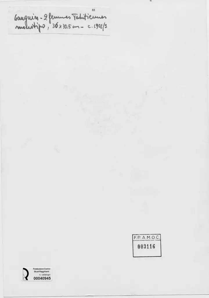 Anonimo, Anonimo , retro