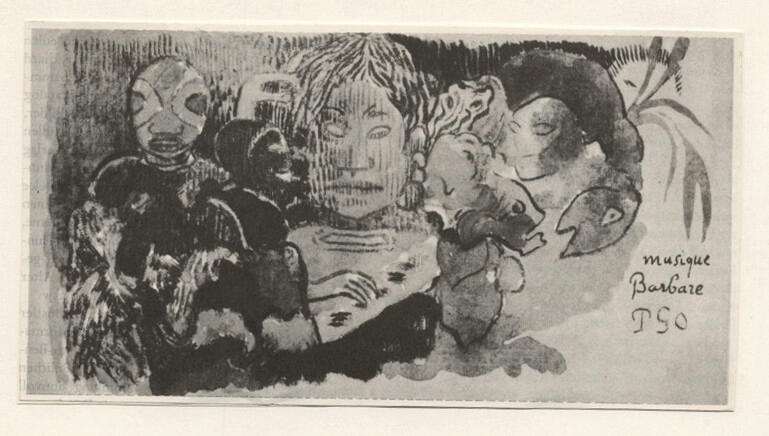 Anonimo , Gauguin, Paul , fronte