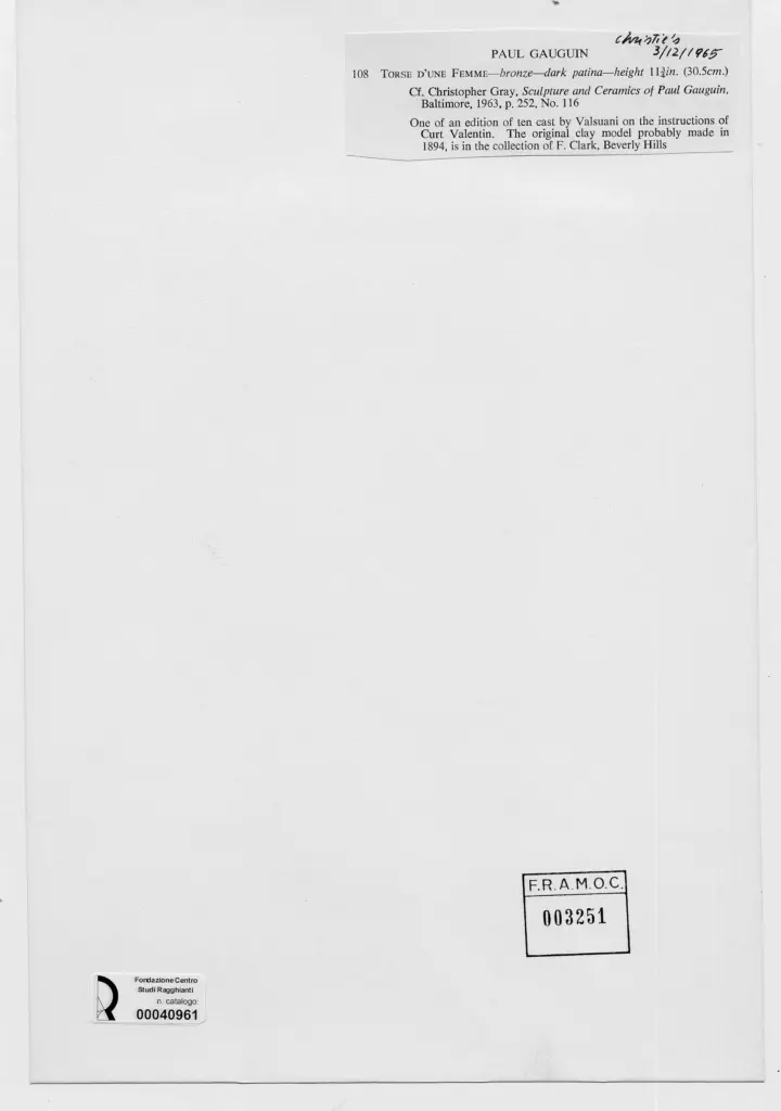 Anonimo , Gauguin, Paul , retro