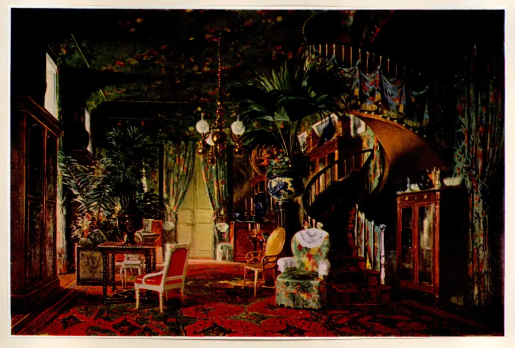 Giraud, Charles , Salon de la princ. Mathilde au Ch&acirc;teau St. Gratien