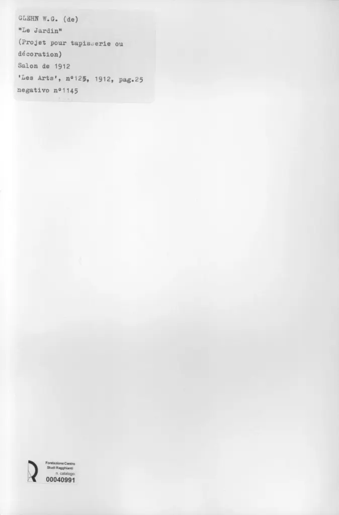 Anonimo , De Glehn, W.G. , retro