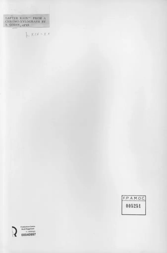 Anonimo , Godin, A. - sec. XIX - After rain , retro