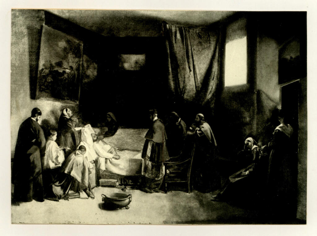 Granet, François-Marius , Mort du Poussin