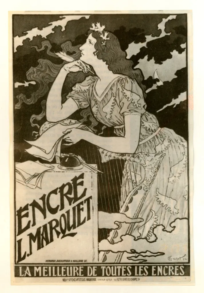 Grasset, Eug&egrave;ne-Samuel , Affiche en couleurs pour l'encre Marquet