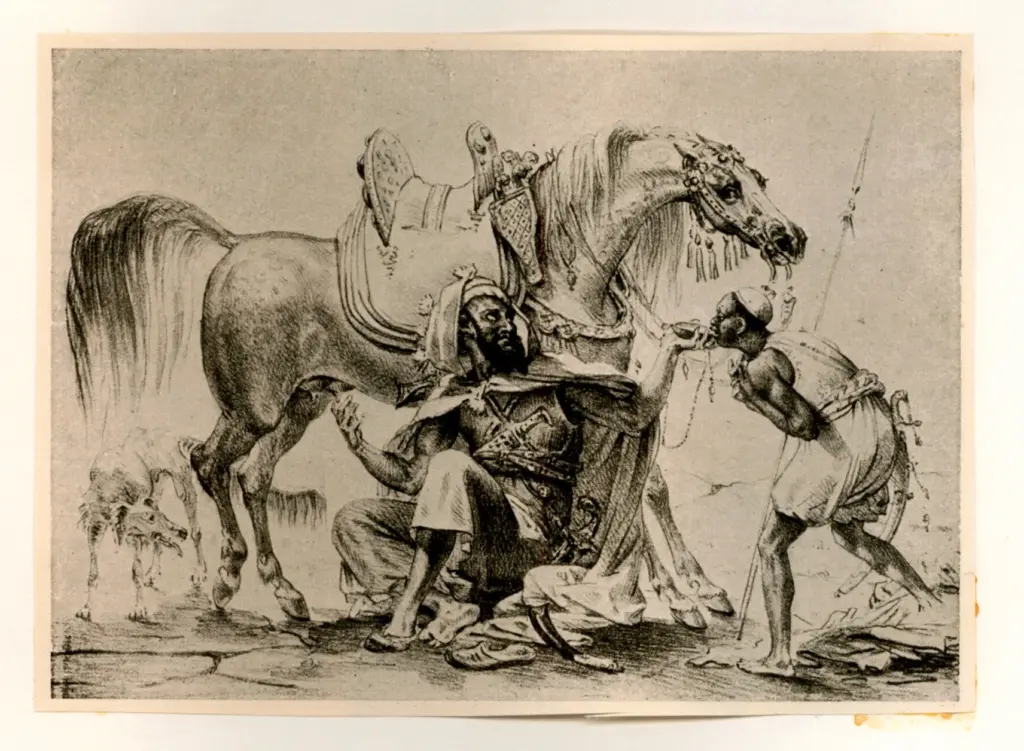 Gros, Antoine Jean , Der edle Araber -