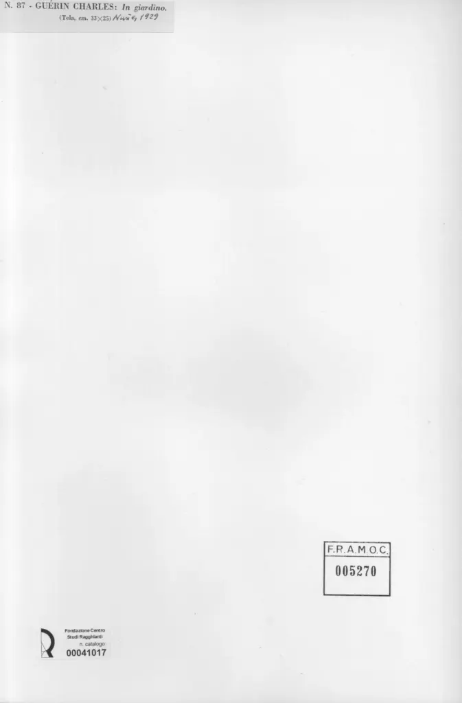 Anonimo, Anonimo , retro