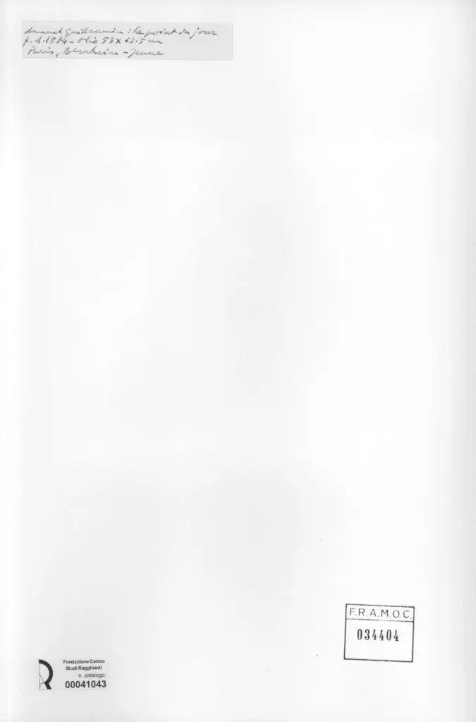 Anonimo , Guillaumin, Jean-Baptiste-Armand - sec. XIX - Le point du jour , retro