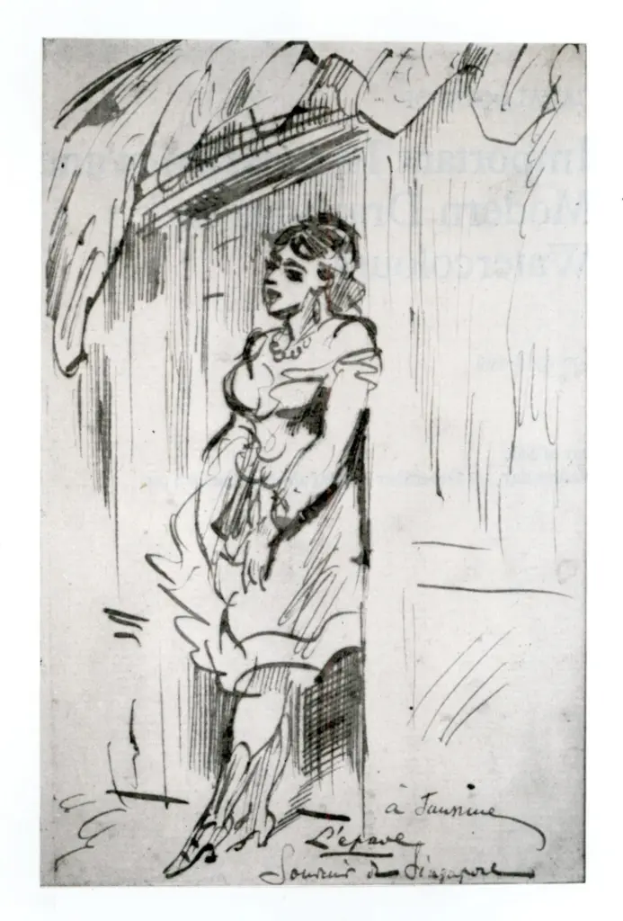 Anonimo , Guys, Constantin - sec. XIX - L'epave - Souvenir de Singapore , fronte