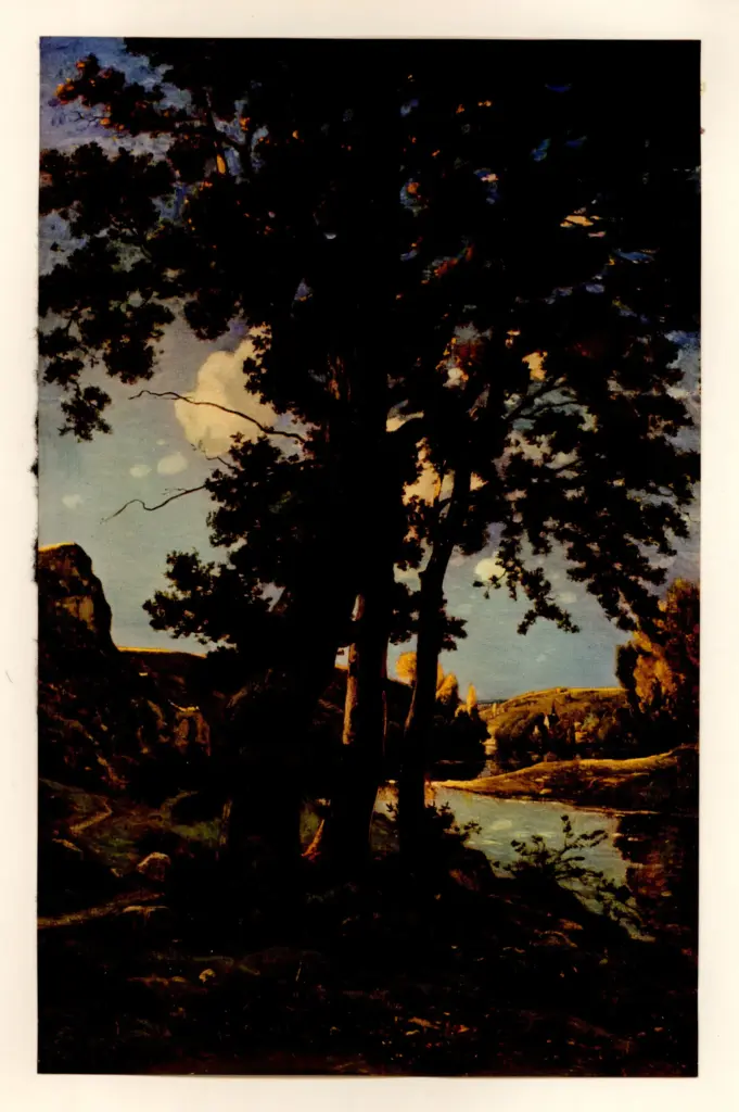 Harpignies, Henri-Joseph , Les ch&ecirc;nes du Ch&acirc;teau Renard