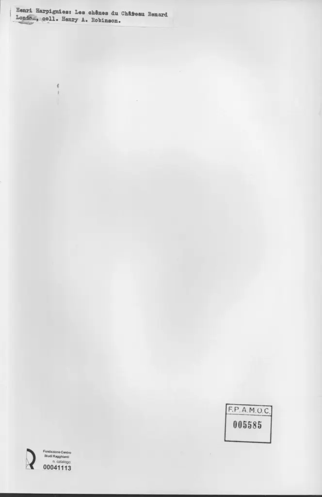 Anonimo , Harpignies, Henri-Joseph , retro