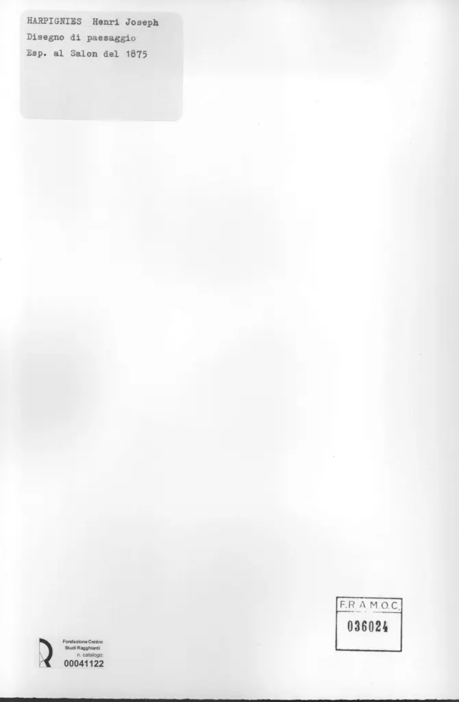 Anonimo , Harpignies, Henri-Joseph , retro