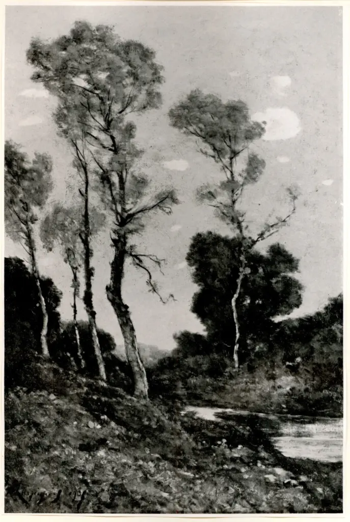 Anonimo , Harpignies, Henri-Joseph , fronte