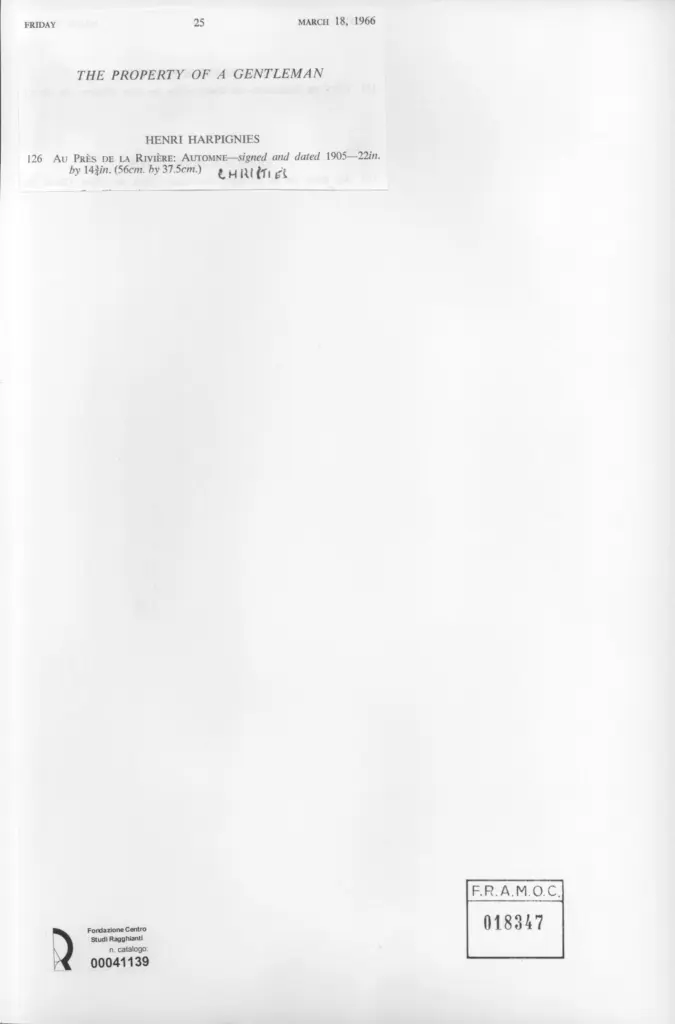 Anonimo , Harpignies, Henri-Joseph , retro