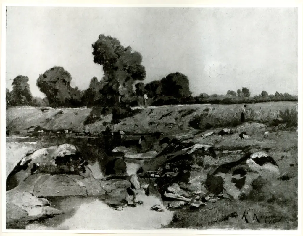 Harpignies, Henri-Joseph , La vall&eacute;e de l'Aumance , La vall&eacute;e de l'Aumance -