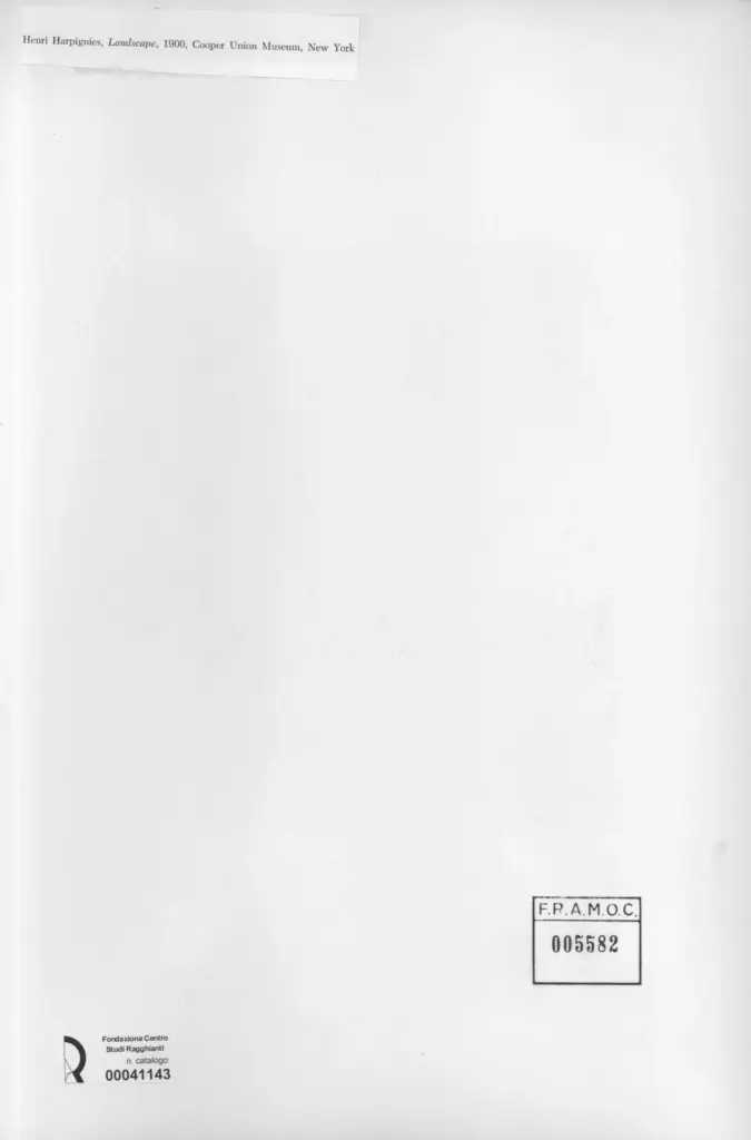 Anonimo , Harpignies, Henri-Joseph - sec. XX - Landscape , retro